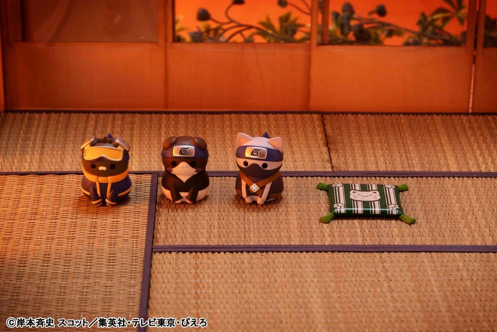Naruto Shippuden Mega Cat Project Nyaruto! Once upon a time in Konoha village Minifiguren 3 cm Blind Box Display (8) (Repeat) Image 13