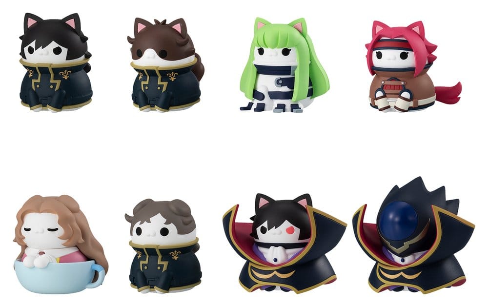 Code Geass: Lelouch of the Rebellion Mega Cat Project Minifiguren Code Genyass 3 cm Blind Box Sortiment (8) Image 14