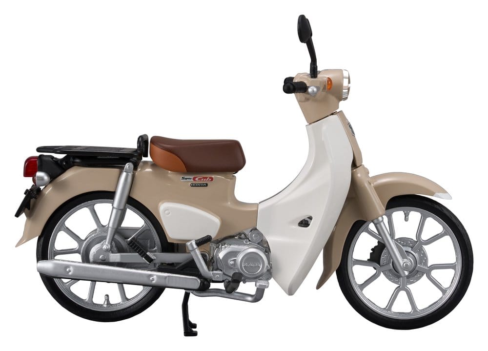 Honda Kaitanics Plastic Model Kit Super Cub 110 Virgin Beige Image 2