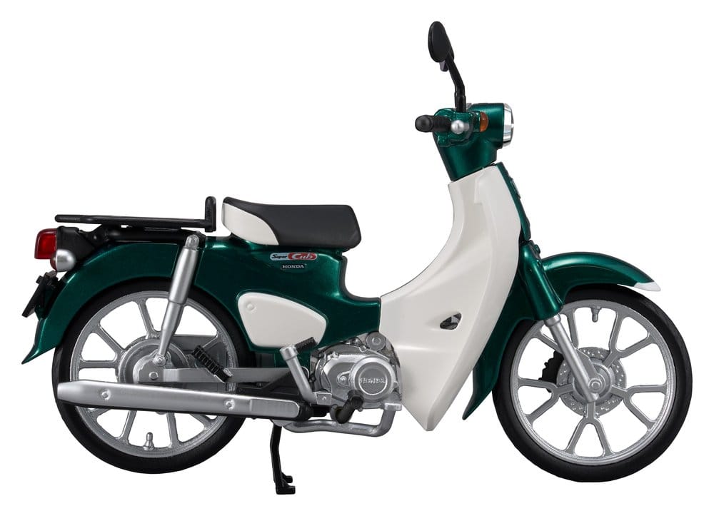 Honda Kaitanics Plastic Model Kit Super Cub 110 Tasmania Green Metallic Image 2