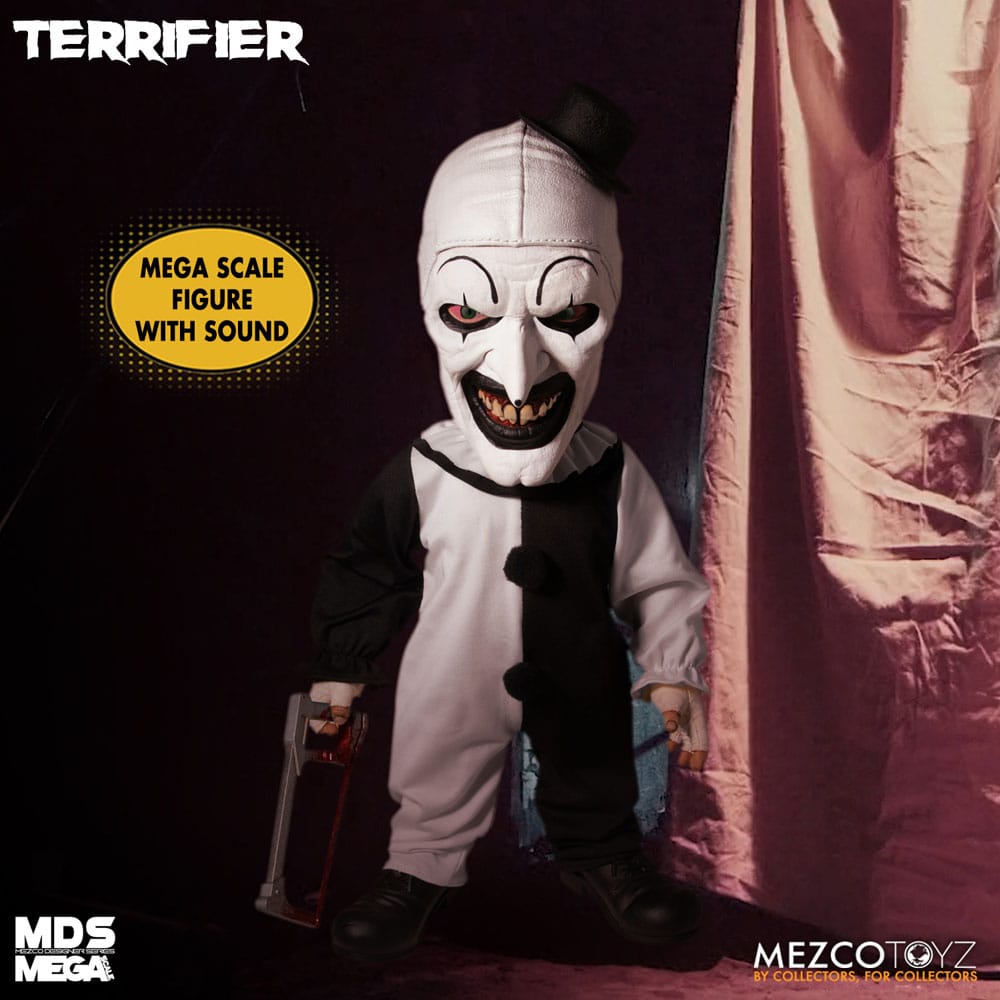 Terrifier MDS Mega Scale Puppe Art the Clown with Sound 38 cm Image 3