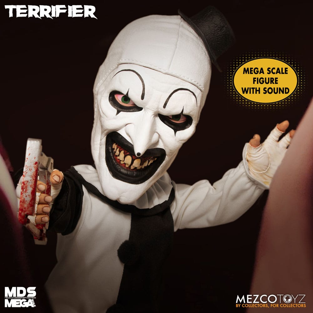 Terrifier MDS Mega Scale Puppe Art the Clown with Sound 38 cm Image 7