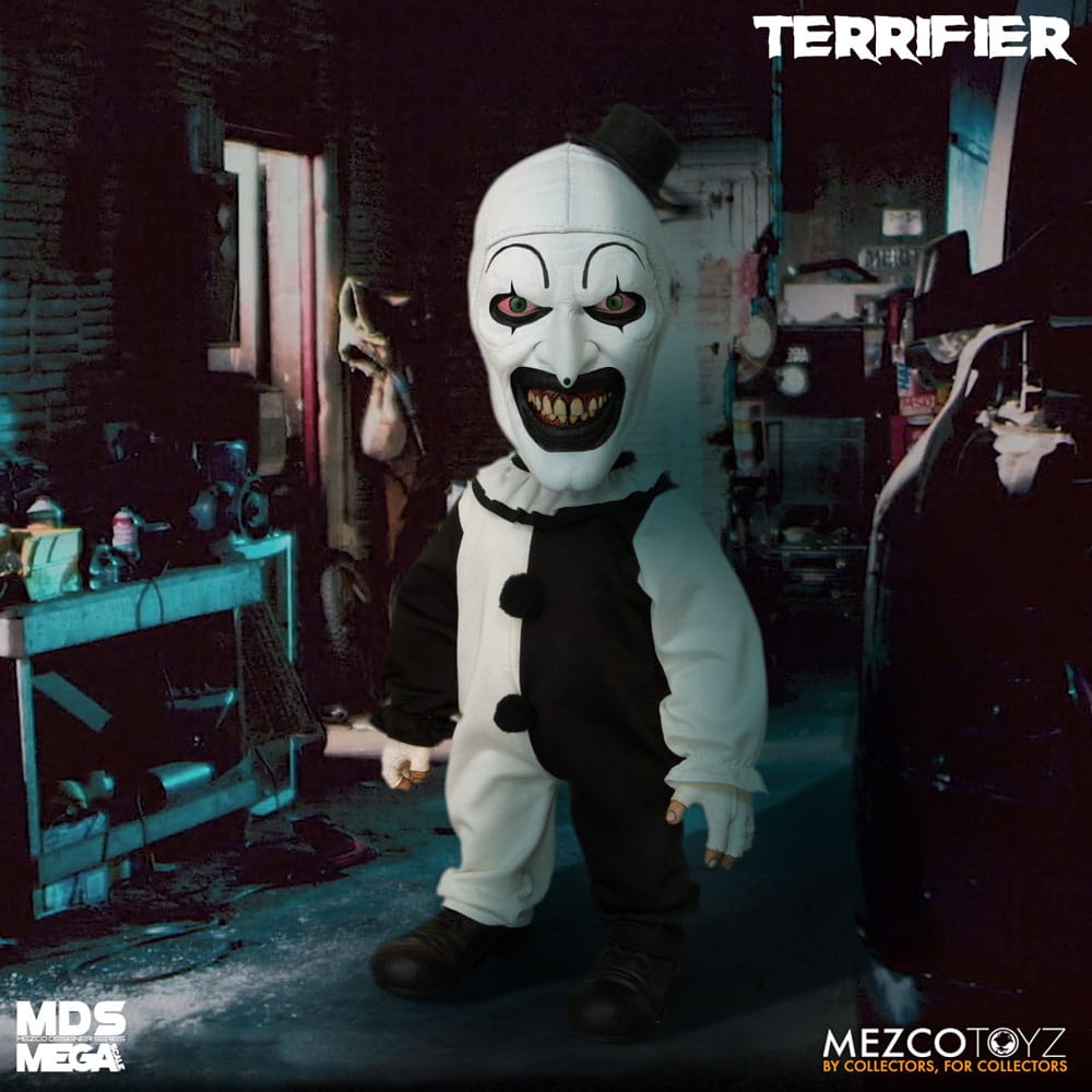 Terrifier MDS Mega Scale Puppe Art the Clown with Sound 38 cm Image 9