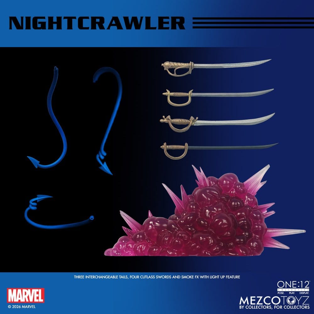 Marvel X-Men One:12 Collective Actionfigur 1/12 Nightcrawler 16 cm Image 16