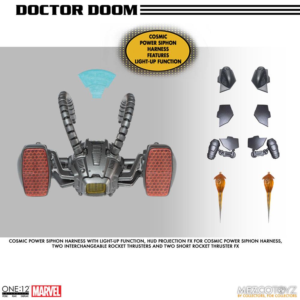Marvel Actionfigur 1/12 Doctor Doom 17 cm Image 26