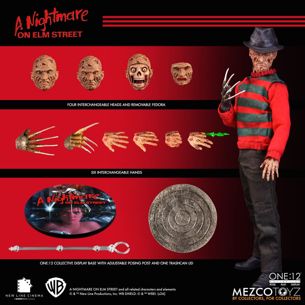Nightmare On Elm Street Actionfigur 1/12 Freddy Krueger 17 cm Image 15