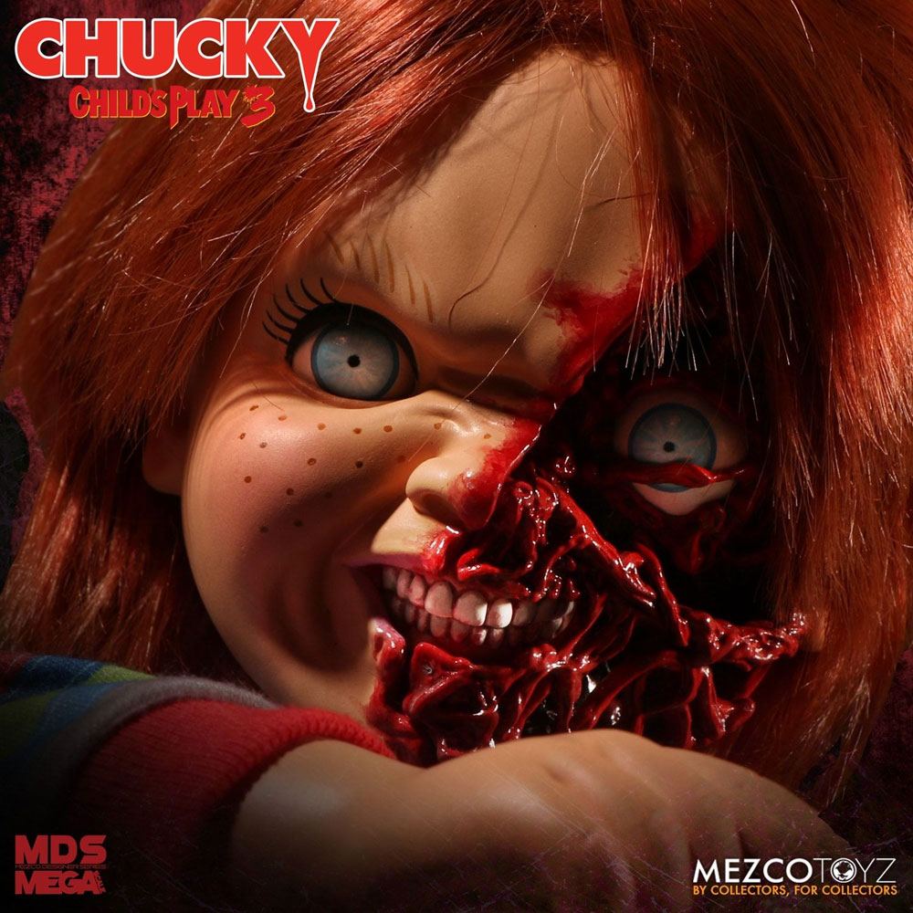 Chucky Die Mörderpuppe 3 Designer Series Sprechende Puppe Pizza Face Chucky 38 cm Image 7