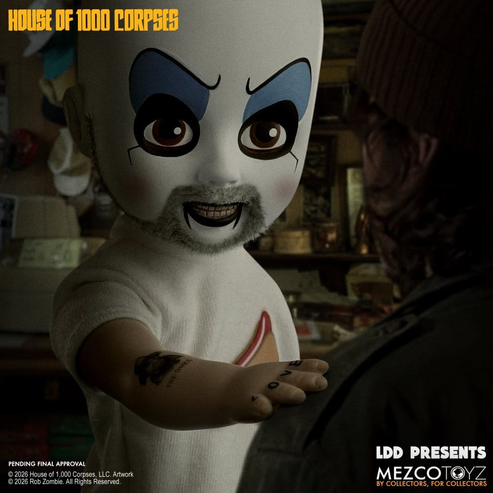 Haus der 1000 Leichen LDD Presents Puppe Captain Spaulding 25 cm Image 8
