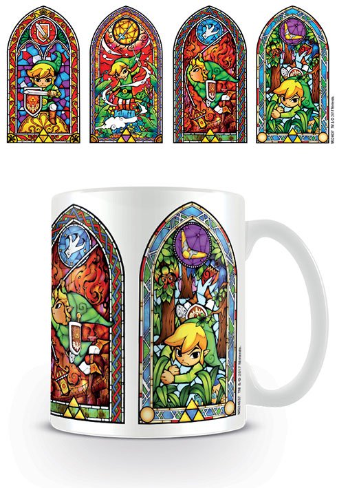 Legend of Zelda Tasse Stained Glass Image