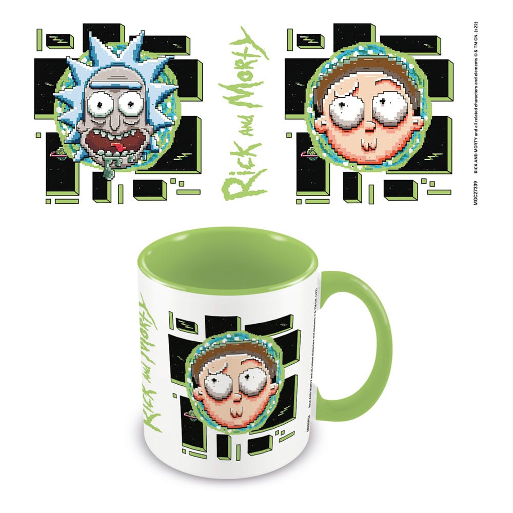 Rick and Morty Tasse Pixel Breakout Image
