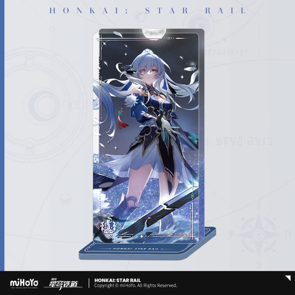 Honkai: Star Rail Light Cone Acryl Ornament mit Glitzer: Jingliu I shall be my own Sowrd 15 cm Image