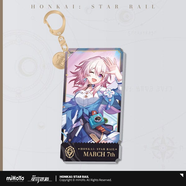 Honkai: Star Rail Charakter Acryl Schlüsselanhänger March 7th 9 cm Image