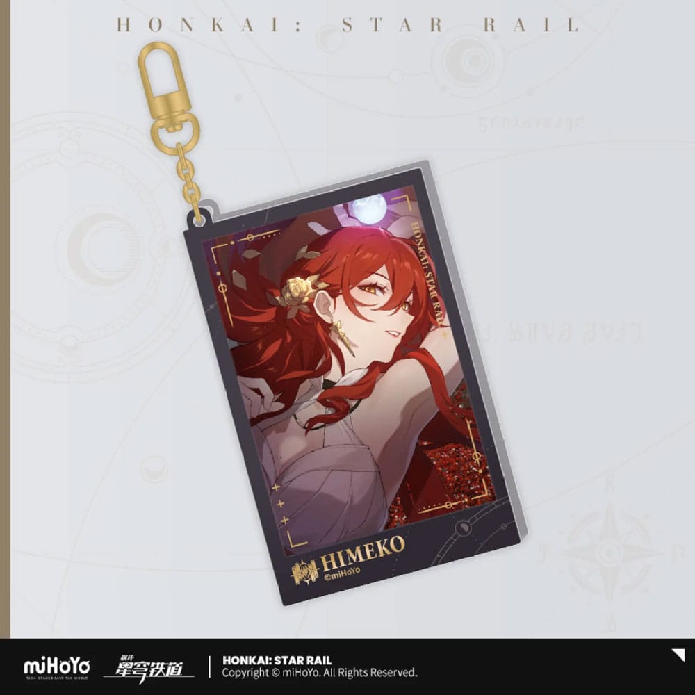 Honkai: Star Rail Countdown Departure Series Acryl Schlüsselanhänger Himeko Glitter 9 cm Image