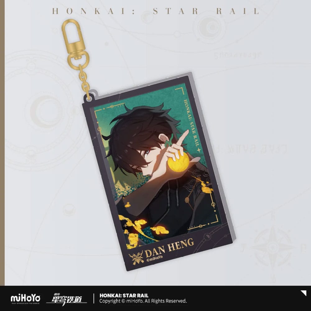 Honkai: Star Rail Countdown Departure Series Acryl Schlüsselanhänger Dan Heng Glitter 9 cm Image