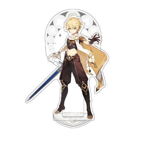 Genshin Impact Traveler Theme Series Character Acryl Figur Traveler Aether 14 cm Image