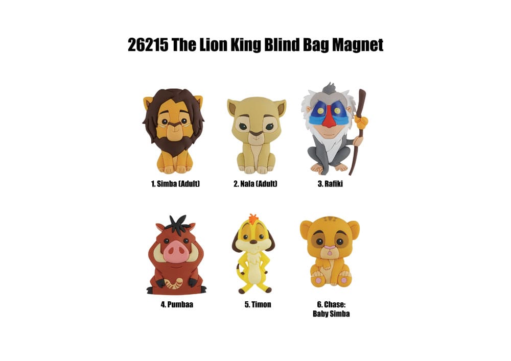 Der König der Löwen Magnete Blind Pack Series 1 Display (12) Image 3