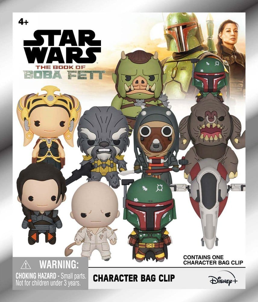 Star Wars: Das Buch von Boba Fett 3D PVC-Taschenanhänger Serie 1 Display (24) Image 3