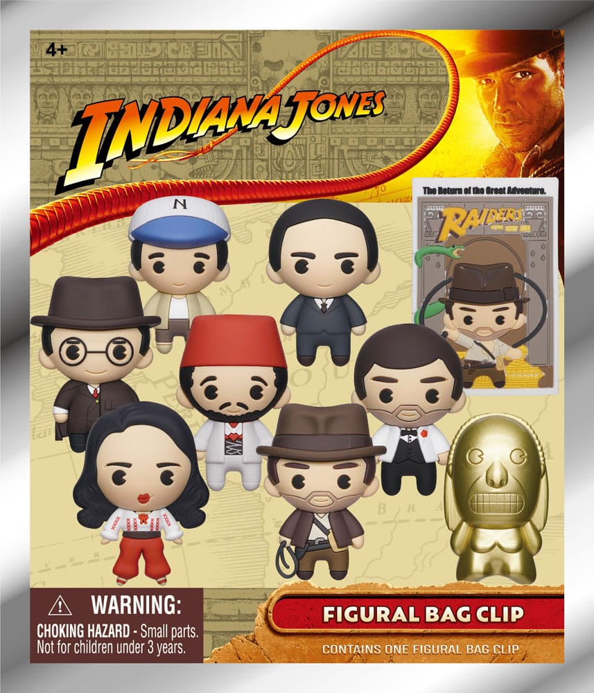 Indiana Jones 3D PVC-Taschenanhänger Display (24) Image 3