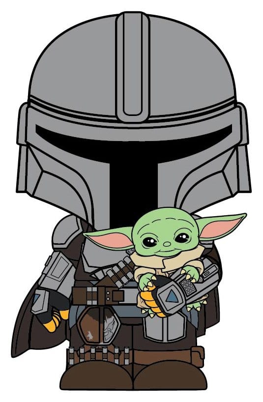 The Mandalorian 3D PVC-Magnet The Mandalorian und Grogu Image