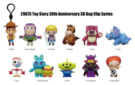 Toy Story 3D PVC-Taschenanhänger 30th Anniversary Series 67 Display (24) Image 2