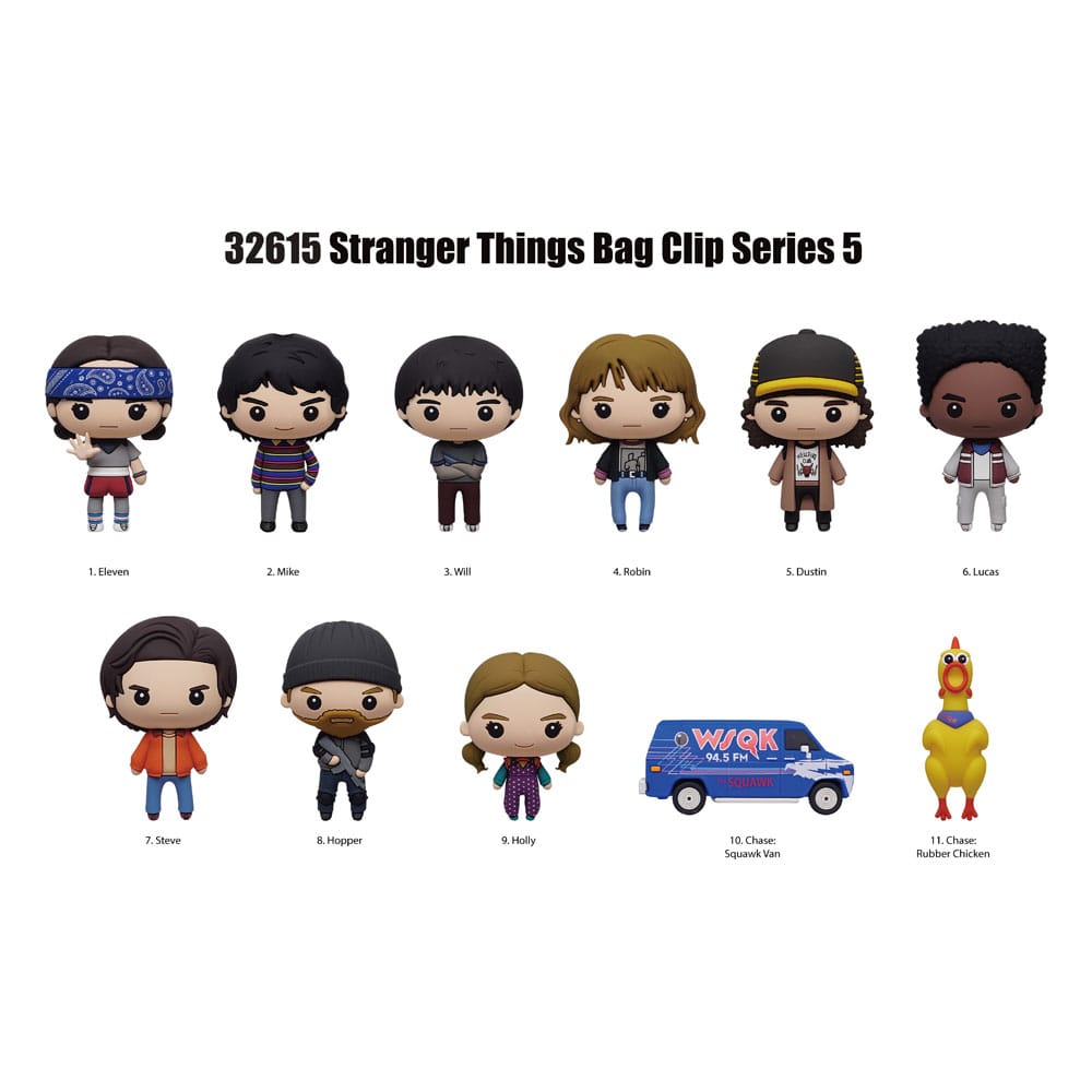 Stranger Things 3D PVC-Taschenanhänger Serie 5 Display (24) Image 3