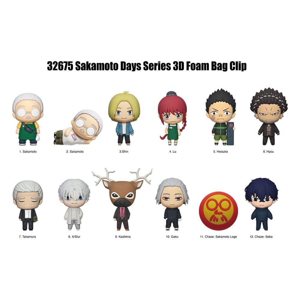 Sakamoto Days 3D PVC-Taschenanhänger Serie 2 Display (24) Image 3