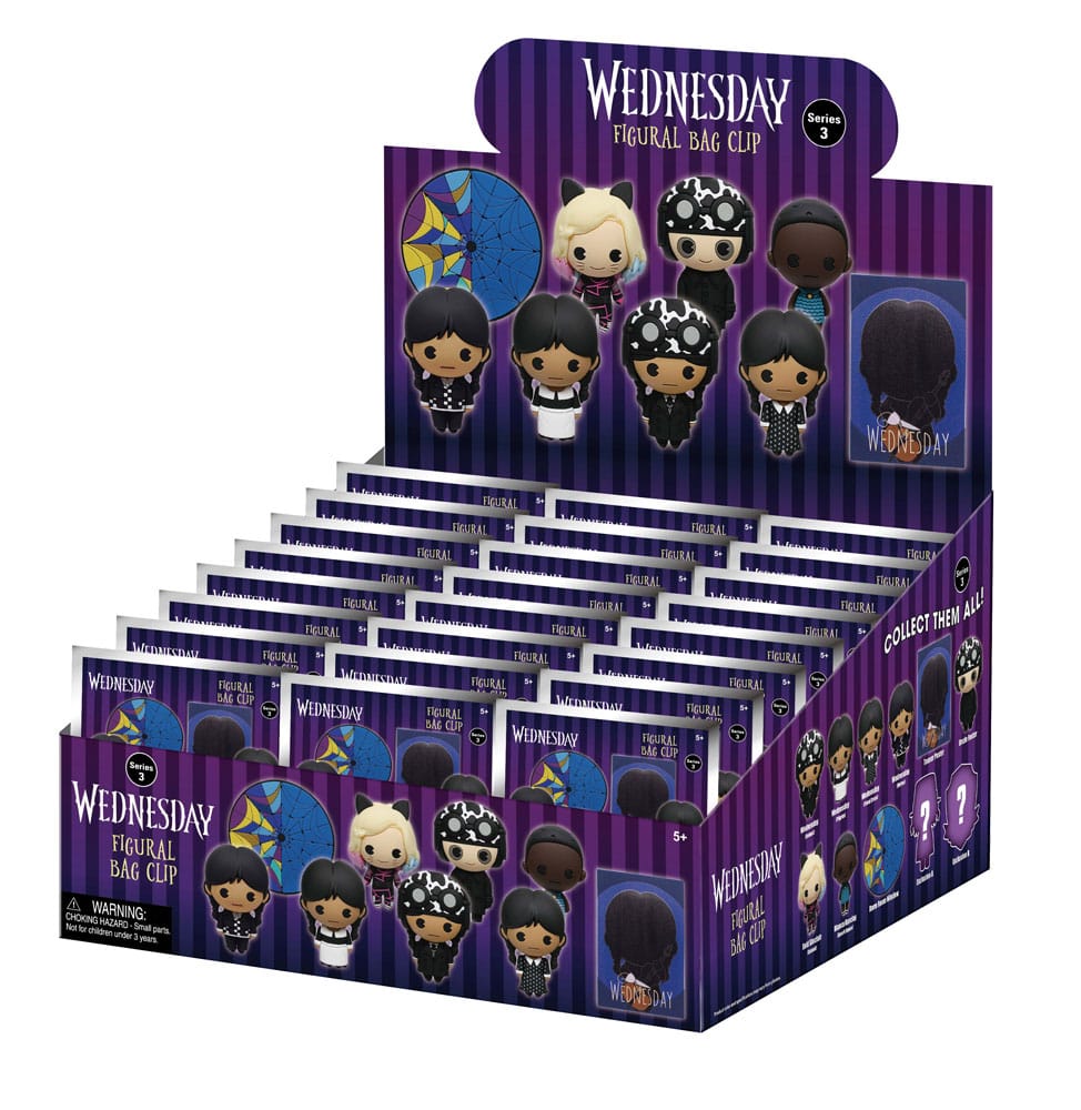 Wednesday 3D PVC-Taschenanhänger Series 3 Display (24) Image 3