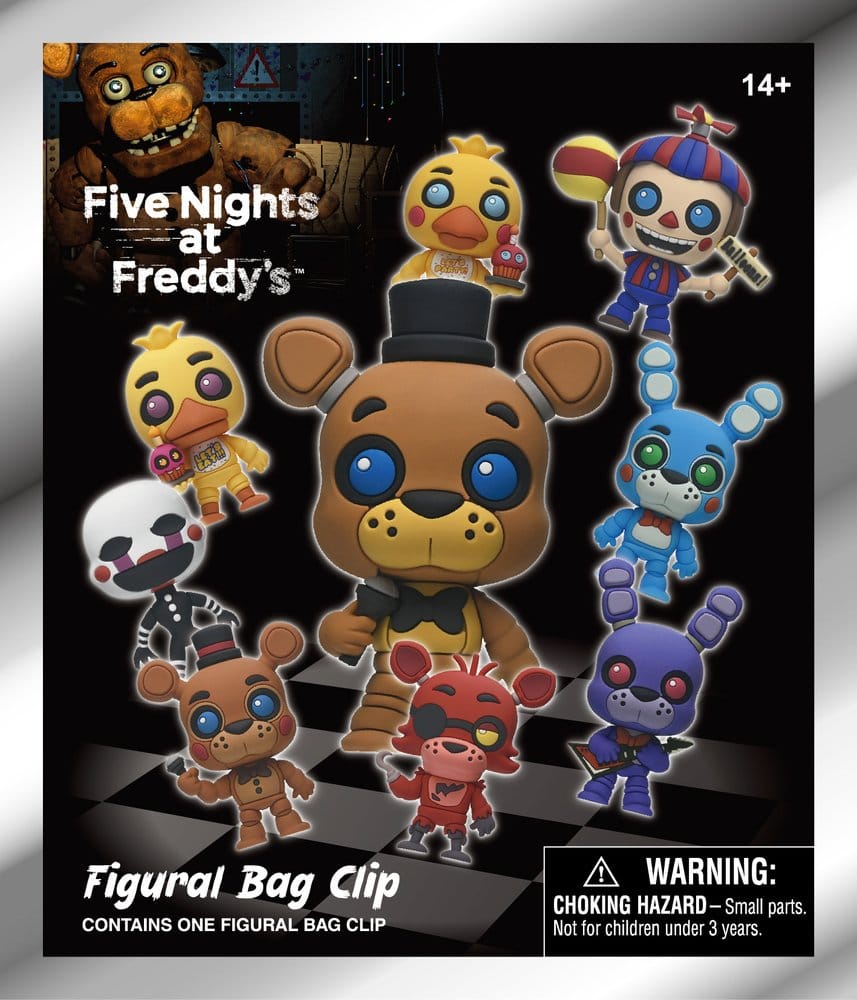Five Nights at Freddy's 3D PVC-Taschenanhänger Serie 1 Display (24) Image 3