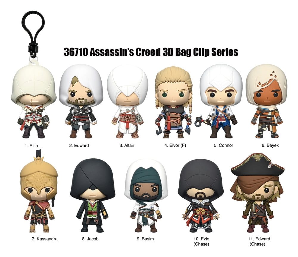 Assassin's Creed 3D PVC-Taschenanhänger Serie 1 Display (24) Image 3