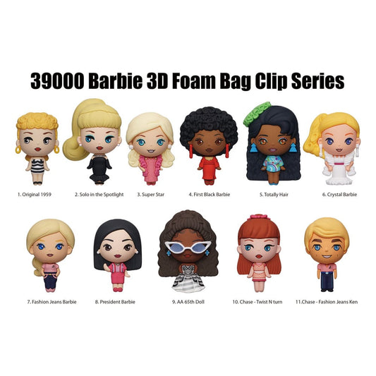 Barbie 3D PVC-Taschenanhänger Serie 1 Display (24) Image 2