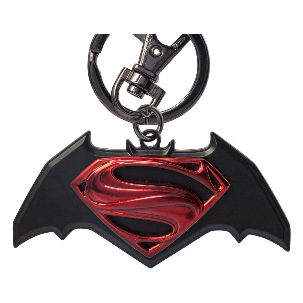 DC Comics Zinn-Schlüsselanhänger Batman vs. Superman Logo Image