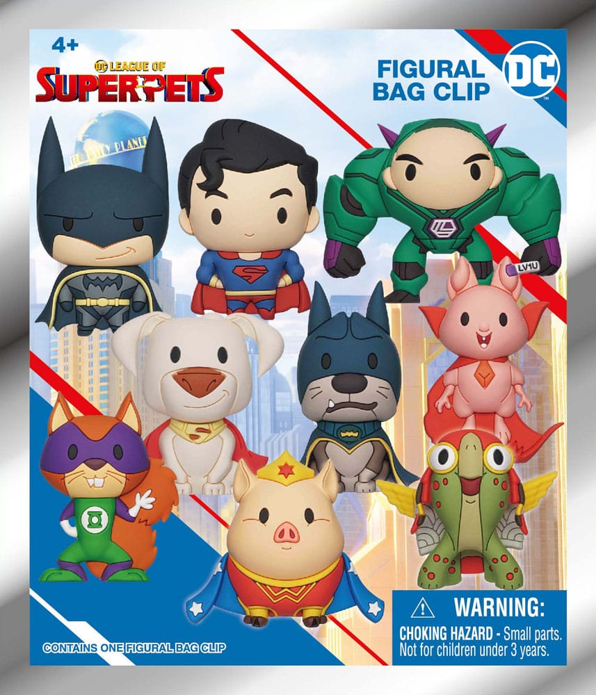 DC Super Pets 3D PVC-Taschenanhänger Series 1 Display (24) Image 3