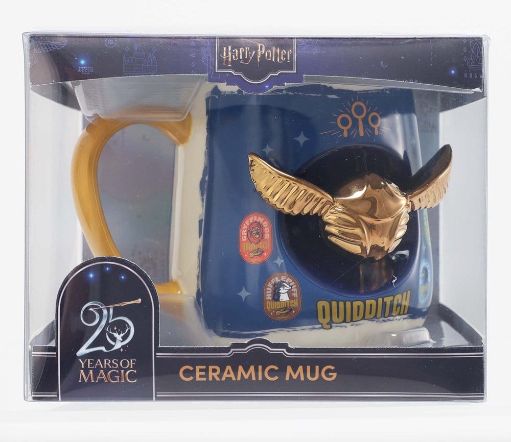 Harry Potter Tasse Goldener Schnatz 2D Relief Figural Image 2