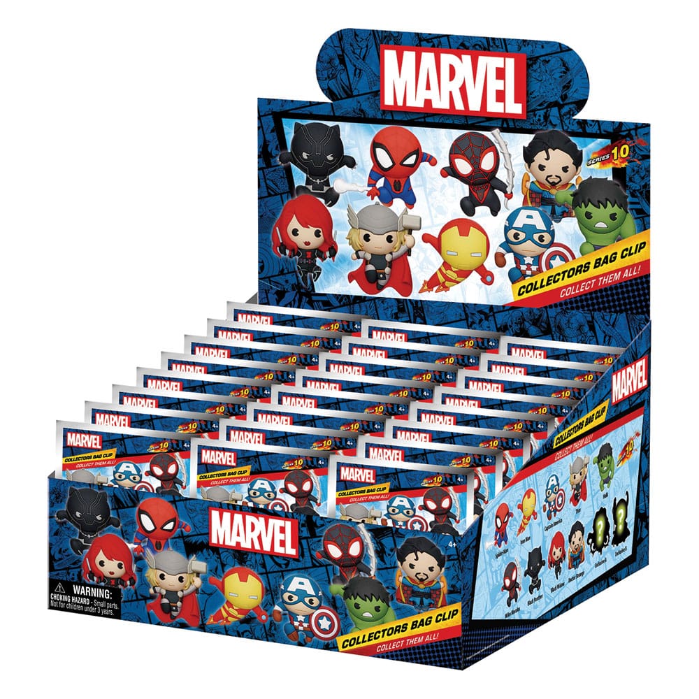 Marvel 3D PVC-Taschenanhänger Series 10 Classics Display (24) Image 3