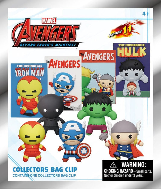 Marvel 3D PVC-Taschenanhänger Serie 1 Avengers 60th Comic Covers Blind Bag Display (24) Image 2