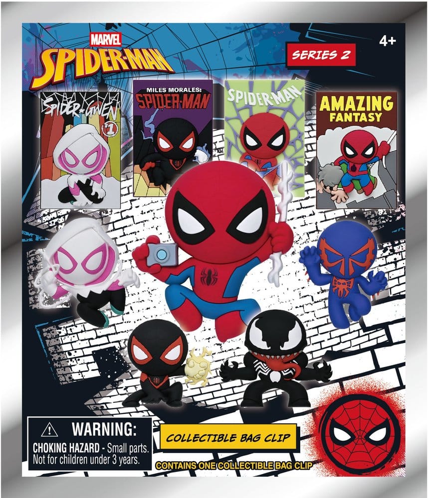 Spider-Man Classic 3D PVC-Taschenanhänger Serie 2 Display (24) Image 3