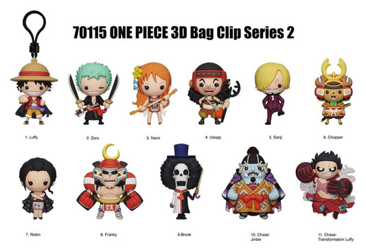 One Piece 3D PVC-Taschenanhänger Serie 2 Display (24) Image 2