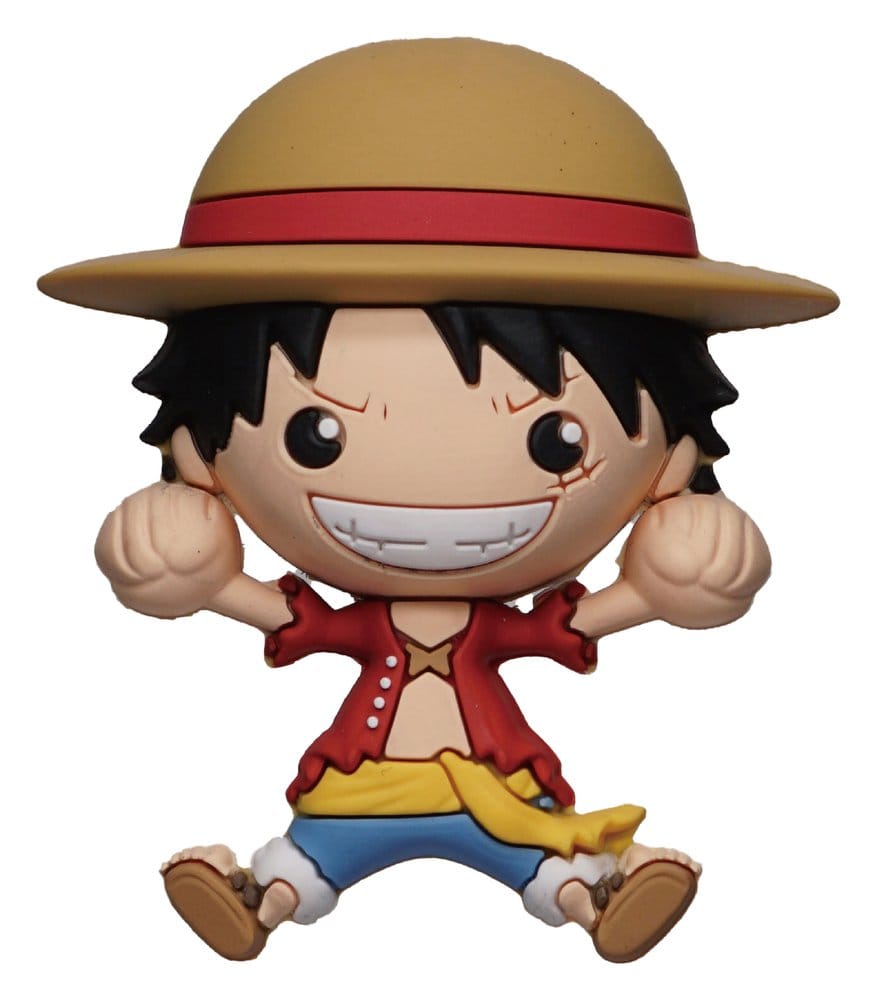One Piece 3D Schaumstoff-Magnet Luffy Image