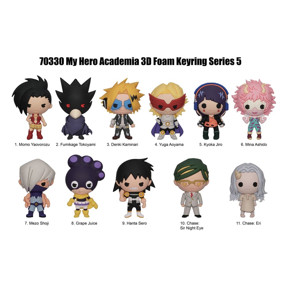 My Hero Academia 3D PVC-Taschenanhänger Serie 5 Display (24) Image 2