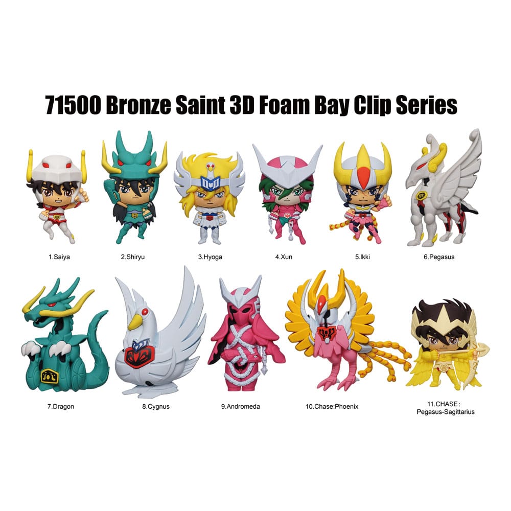 Saint Seiya 3D PVC-Taschenanhänger Serie 1 Display (24) Image 3