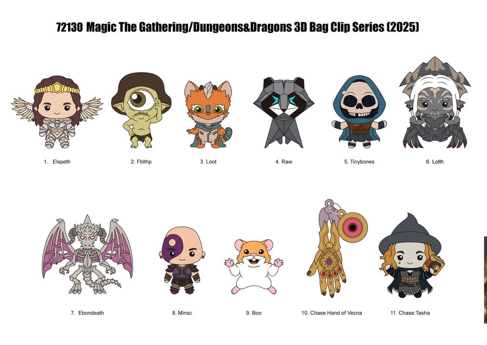 Magic the Gathering 3D PVC-Taschenanhänger Series 1 Display (24) Image 3