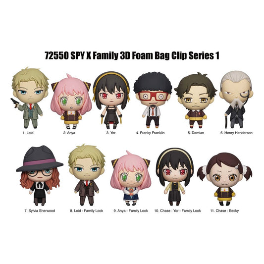 Spy x Family 3D PVC-Taschenanhänger Serie 1 Display (24) Image 2