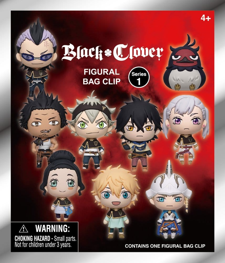 Black Clover 3D PVC-Taschenanhänger Serie 1 Display (24) Image 3