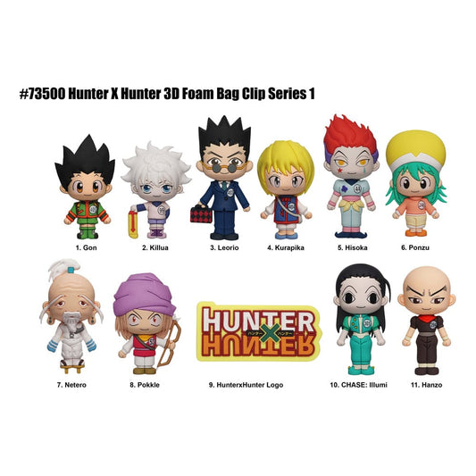 Hunter x Hunter 3D PVC-Taschenanhänger Serie 1 Display (24) Image 2