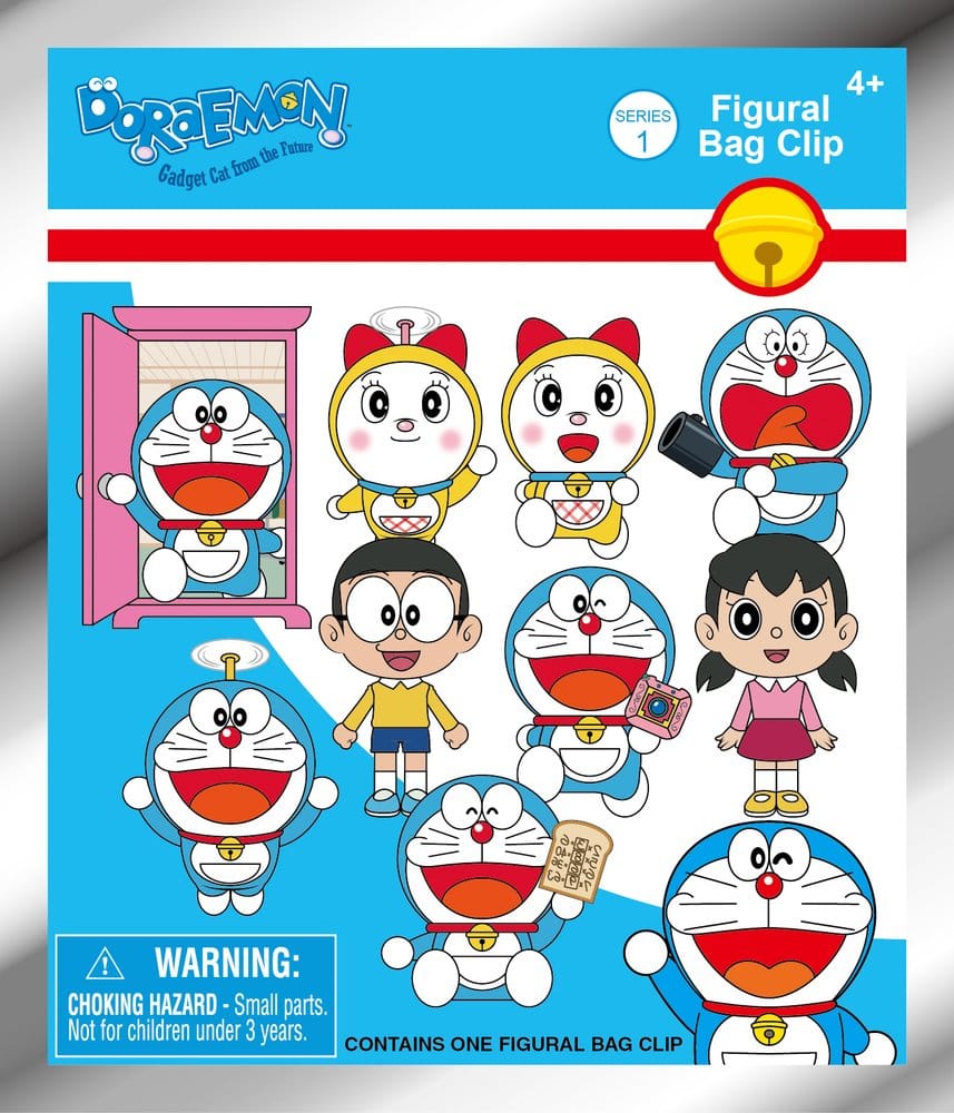 Doraemon 3D PVC-Taschenanhänger Serie 1 Display (24) Image 3