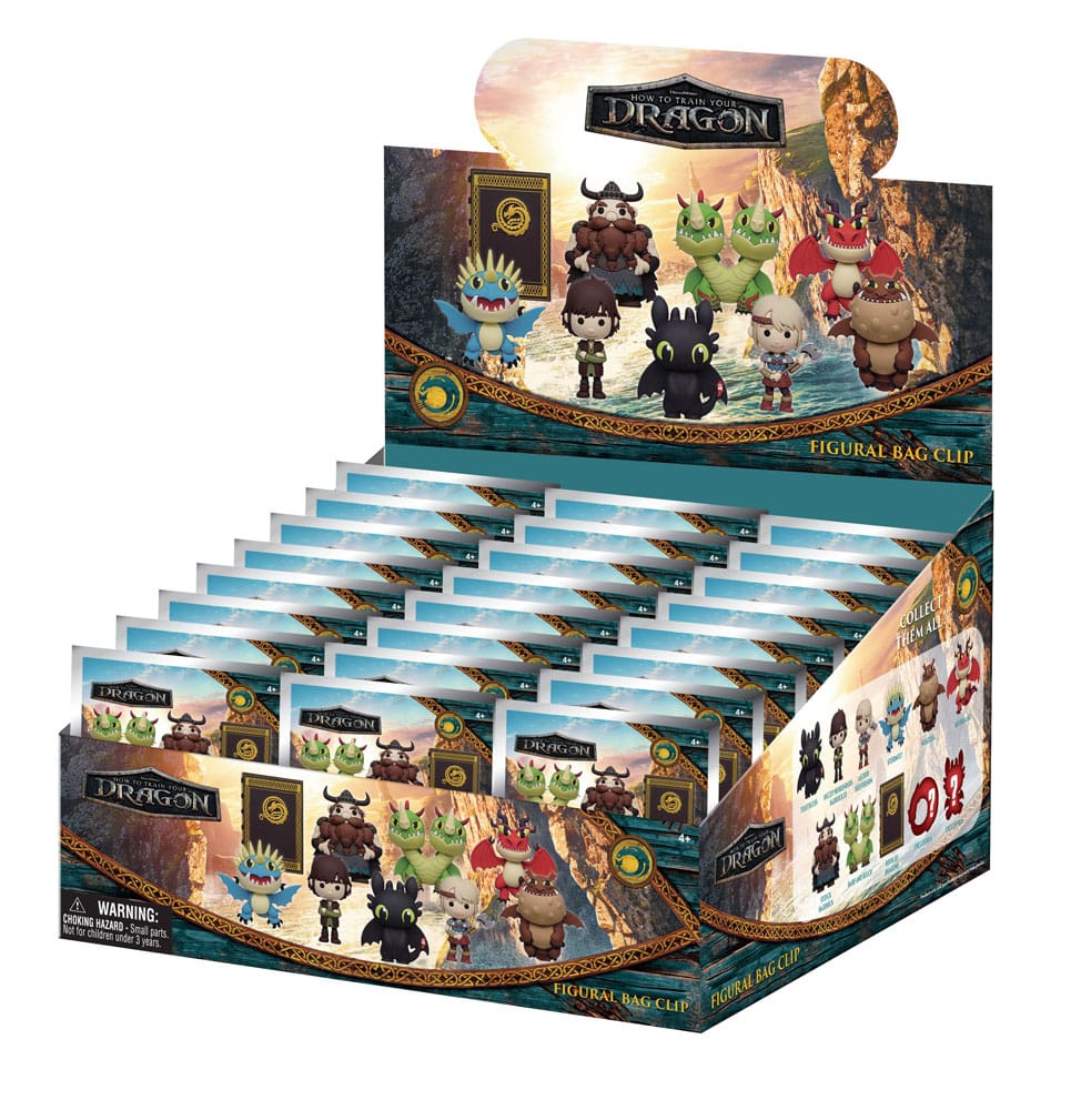 How to train your Dragon 3D PVC-Taschenanhänger 2025 Movie Display (24) Image 2