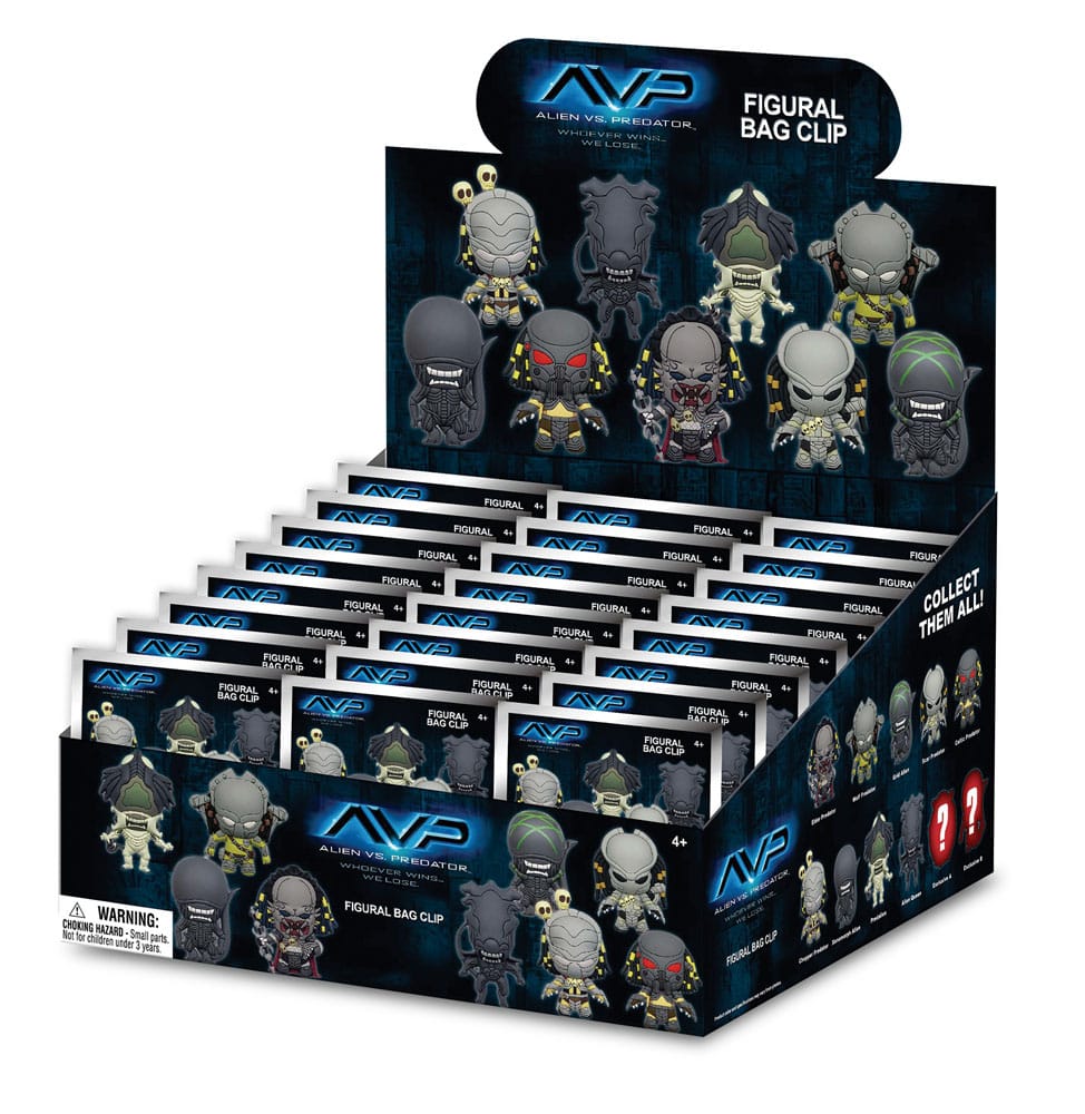 Alien vs. Predator 3D PVC-Taschenanhänger Display (24) Image 3