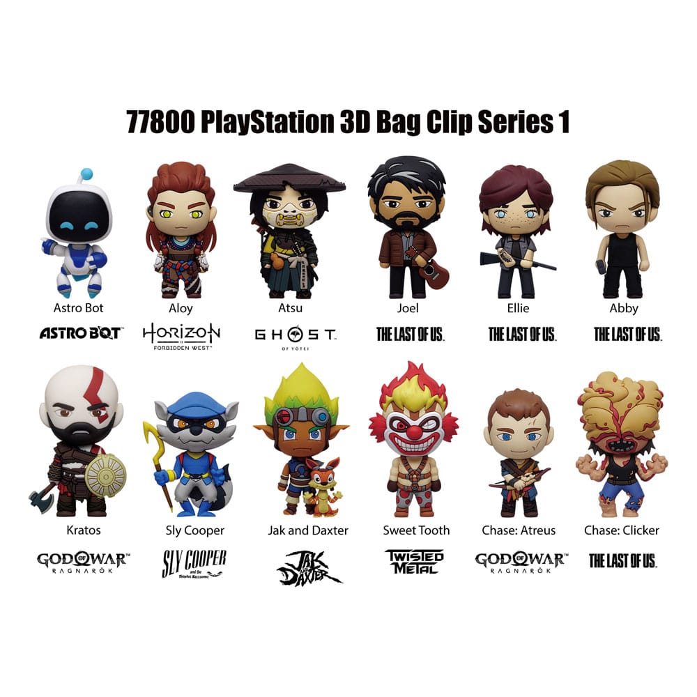 Playstation 3D PVC-Taschenanhänger Serie 1 Display (24) Image 3