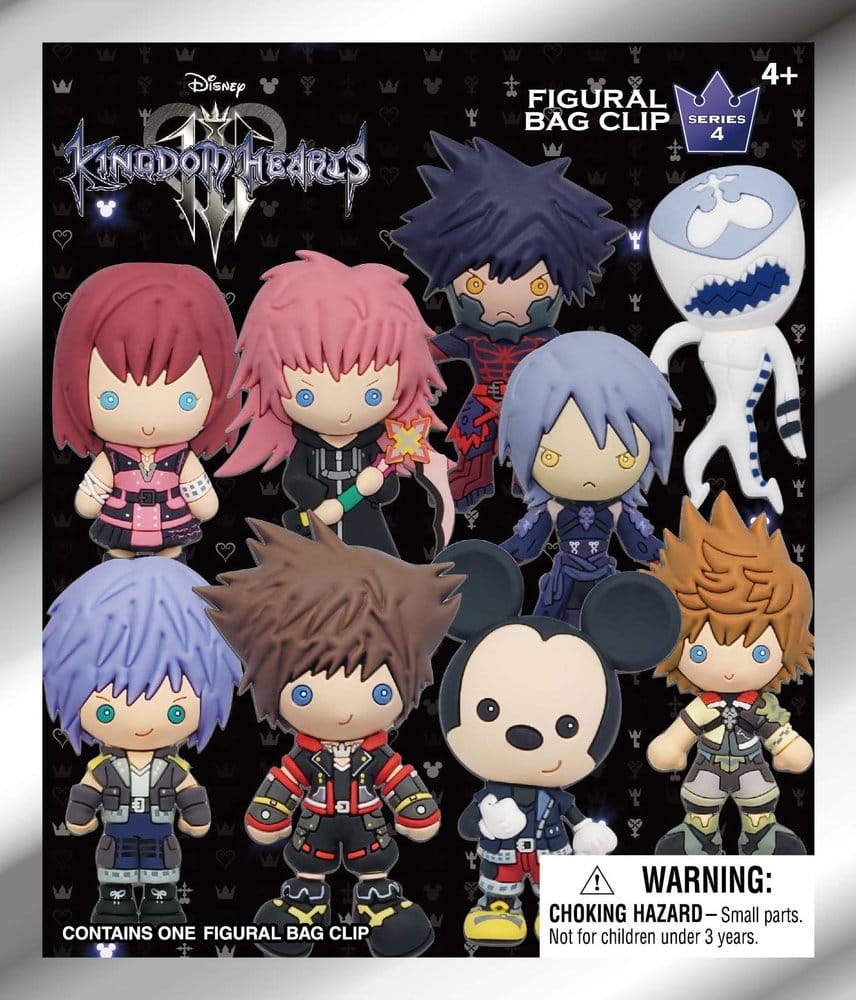 Kingdom Hearts 3D PVC-Taschenanhänger Serie 4 Display (24) Image 3