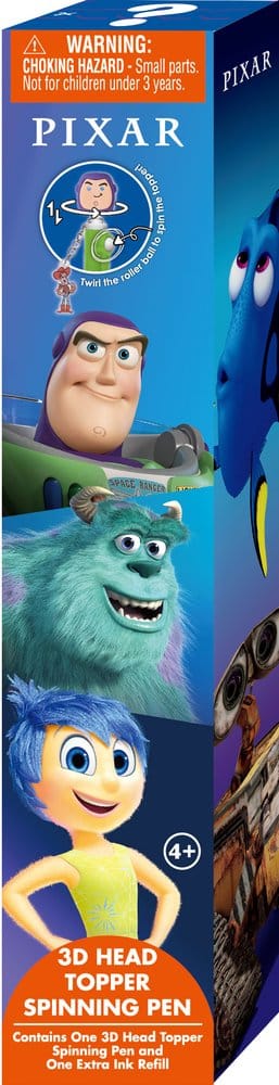 Pixar 3D Head Topper Drehkugelschreiber Display (16) Image 3